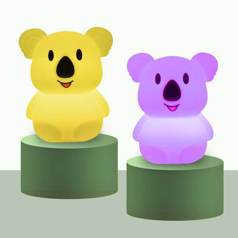 Lampe de table créative Koala Silicone USB Pat LED veilleuse 