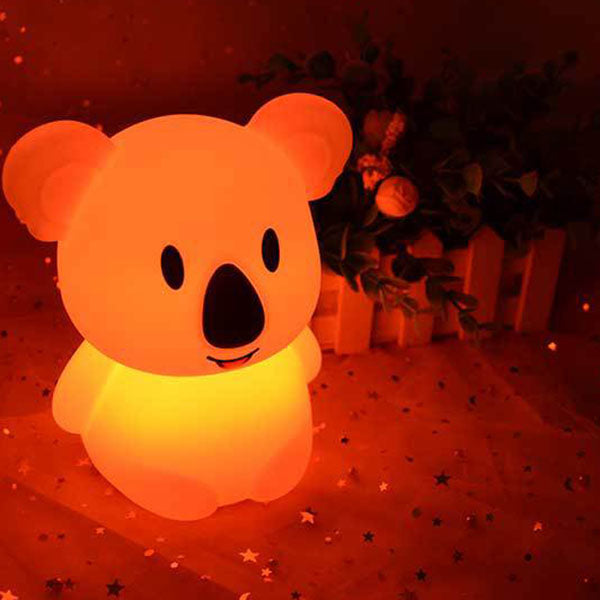 Moderne kreative Koala-Silikon-USB-Pat-LED-Nachtlicht-Tischlampe 