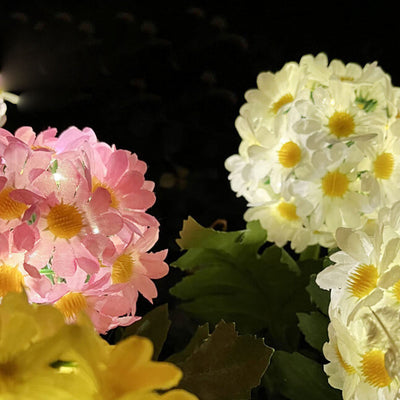 Solar Dandelion Flower Ball LED Outdoor Garden Insert Lawn Landscape Light