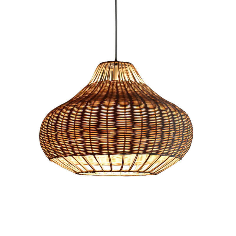 Southeast Asia Creative Rattan 1-Light Pendant Light