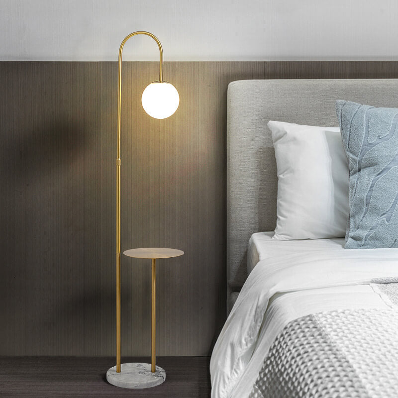 Industrial Iron Creative Shelf 1-Light Standing Floor Lamp
