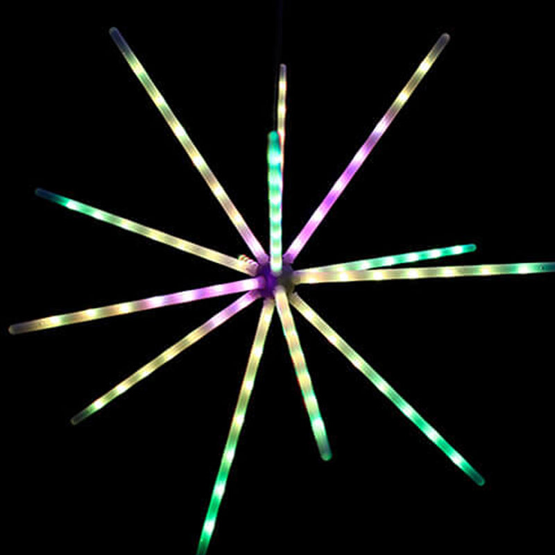 Creative RGB Illusion Windmill Fireworks LED String Lights