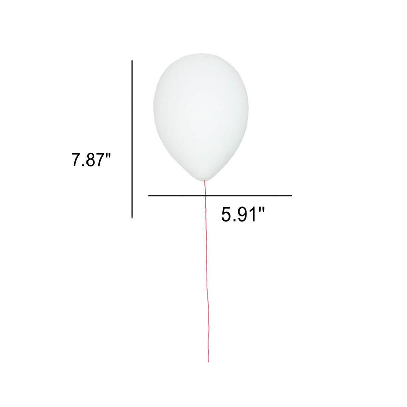 Moderne kreative weiße Glasballon-Deckenleuchte mit 1 Leuchte zur bündigen Montage