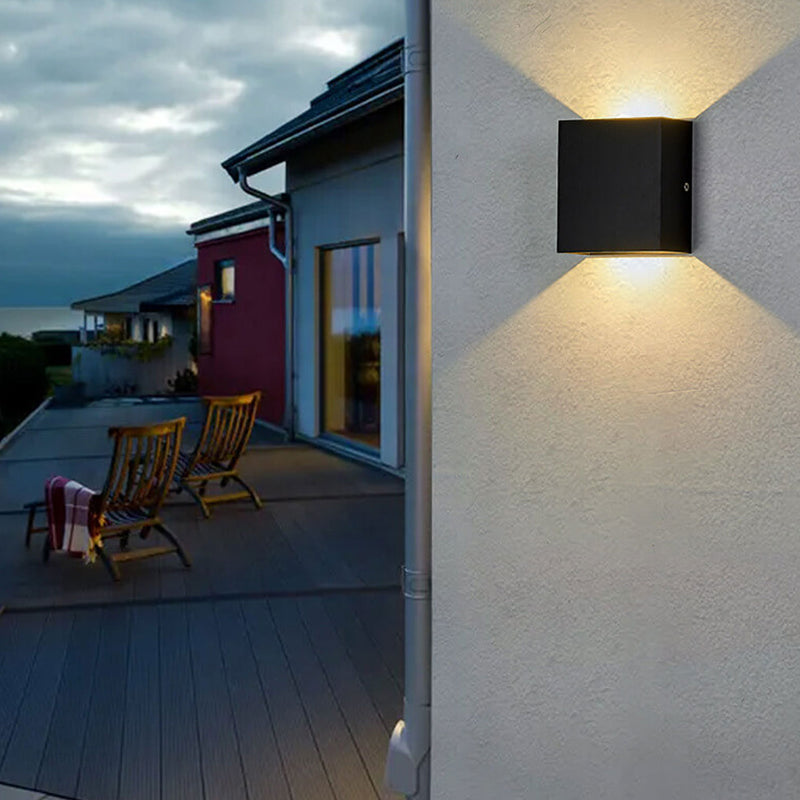 Moderne einfache quadratische LED-Körpersensor-Wandleuchte