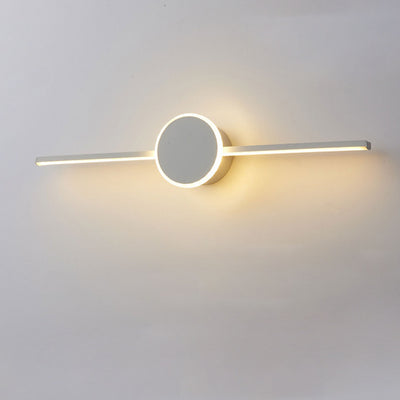 Nordic Minimalist Long Disc LED Vanity Light Wall Sconce Lamp