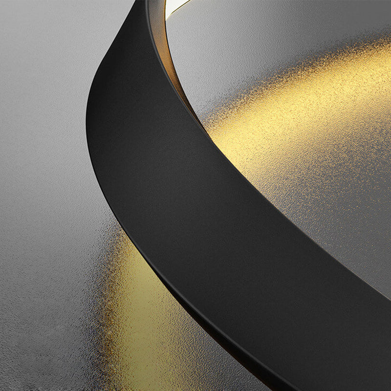 Nordic Light Luxury Round Aluminum LED Pendant Light