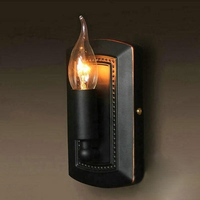 Retro Industrial Iron Creative Square Box Design 1-Light Wall Sconce Lamp