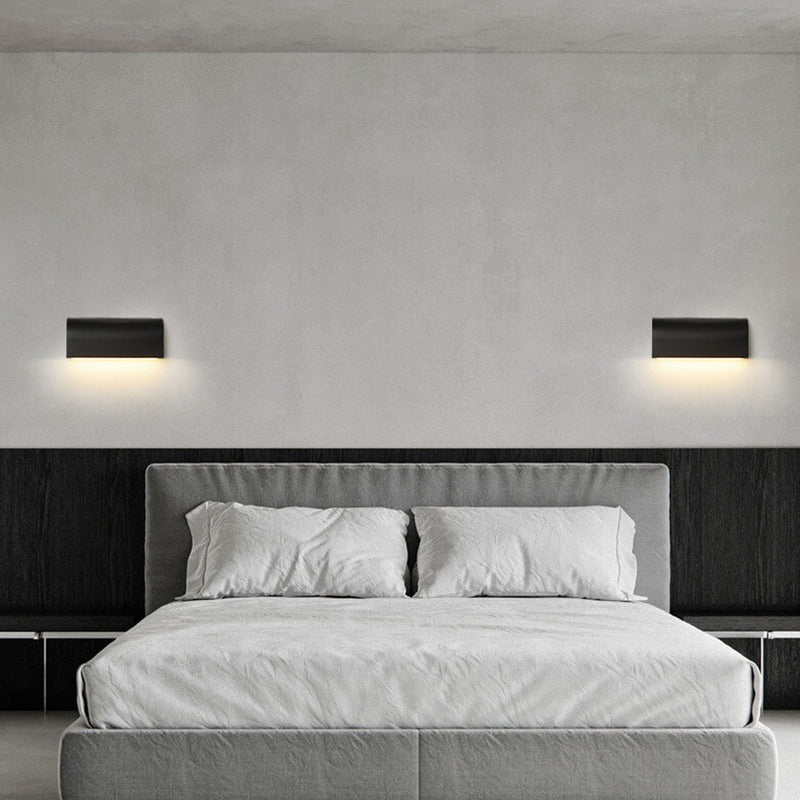 Moderne minimalistische rechteckige LED-Wandleuchte aus Acryl 