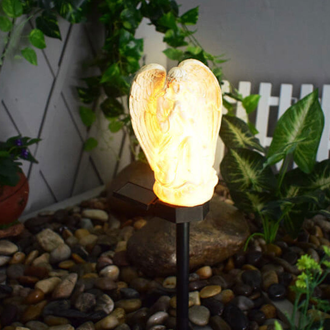 Solar Outdoor Angel Patio Wasserdichte Rasen Landschaftsbeleuchtung 