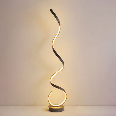 Modern Creative Twisted Line LED Standing Floor Lamp