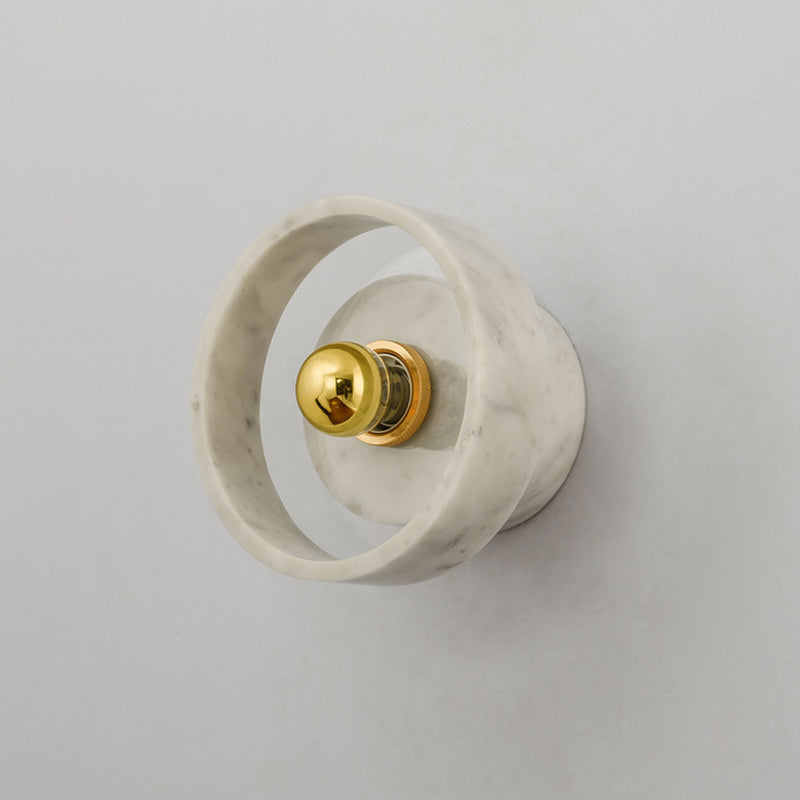 Nordic Light Luxury Marble 1-Light Wall Sconce Lamp