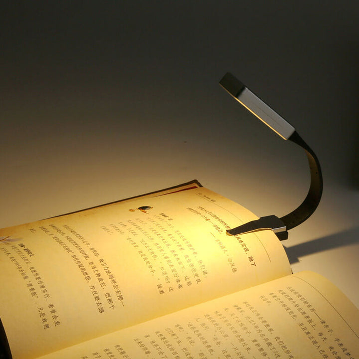 Mini Clip USB Charging LED Table Lamp Bookmark Light 