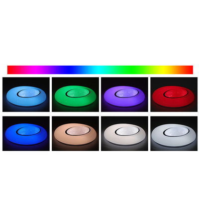 Colorful RGB Smart Remote Control LED Flush Mount Ceiling Light
