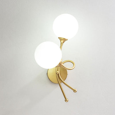 Modern Minimalist Knot Shape Design 2-Light Wall Sconce Lamp