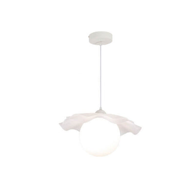 Nordic Simple Flower Shape Acrylic 1-Light Pendant Light