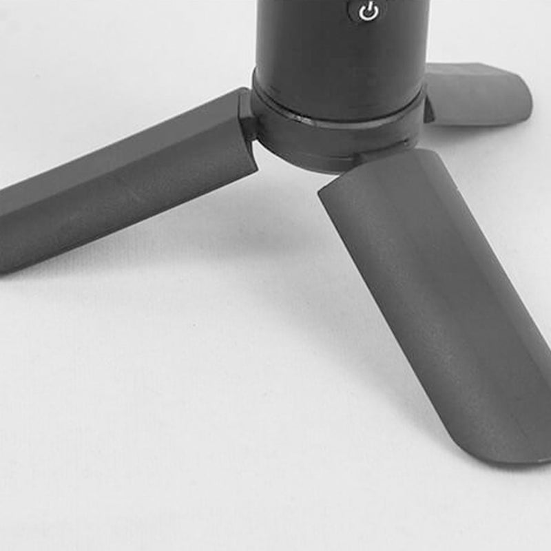 Moderne schwarze Metall-Typ-C LED tragbare Tischlampe 