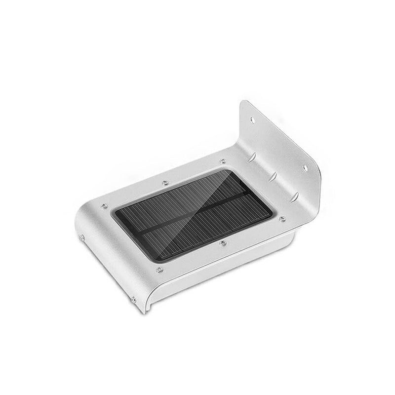 Lampe murale extérieure à LED avec détection de corps rectangulaire ABS solaire 