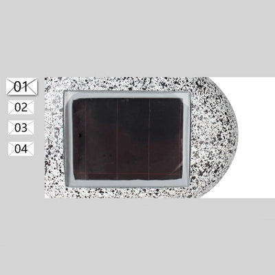 Outdoor Solar Resin Imitation Stone LED Buried Light