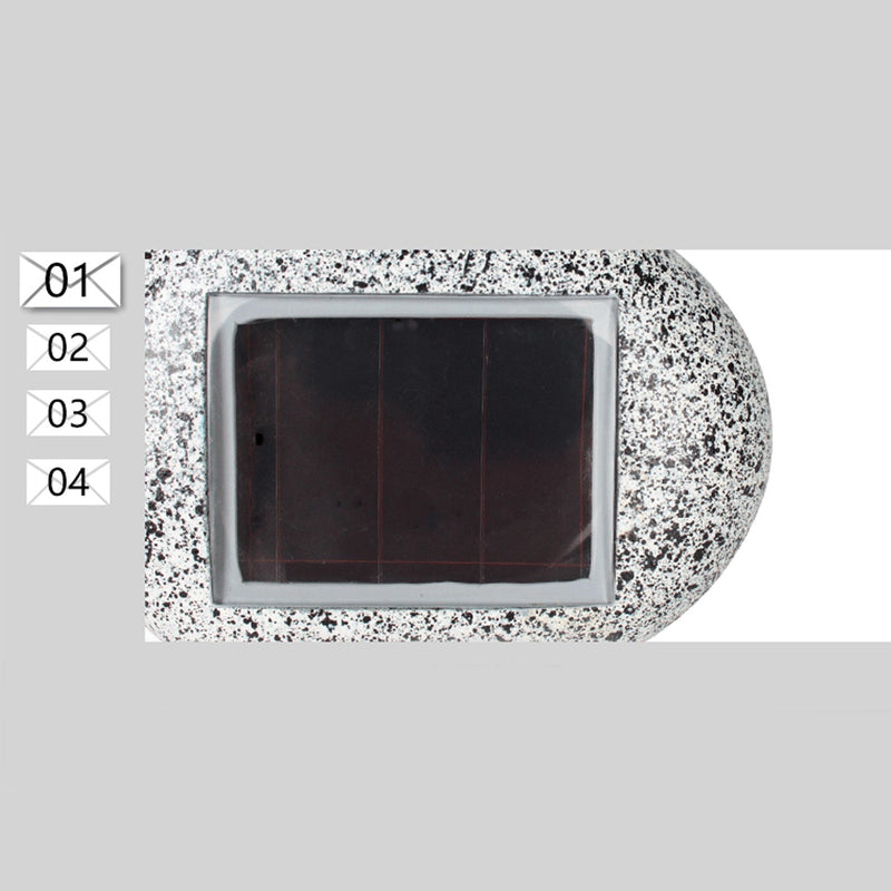 Outdoor Solar Resin Imitation Stone LED Buried Light