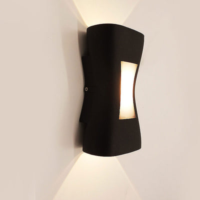 Modern Creative Aluminum Waterproof Flashlight Design LED Wall Sconce Lamp