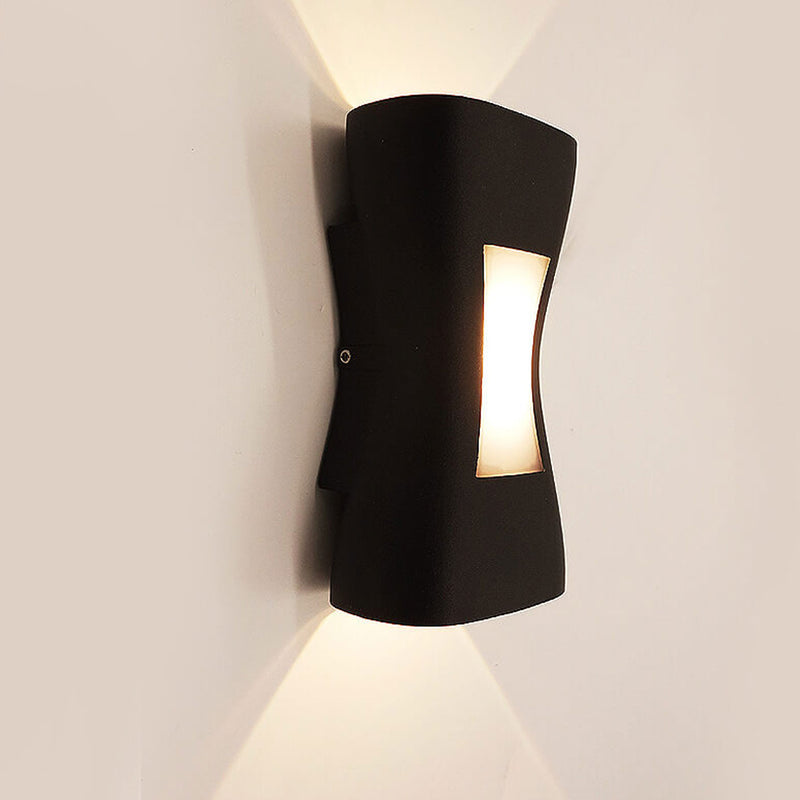 Conception moderne de lampe murale LED créative en aluminium étanche 