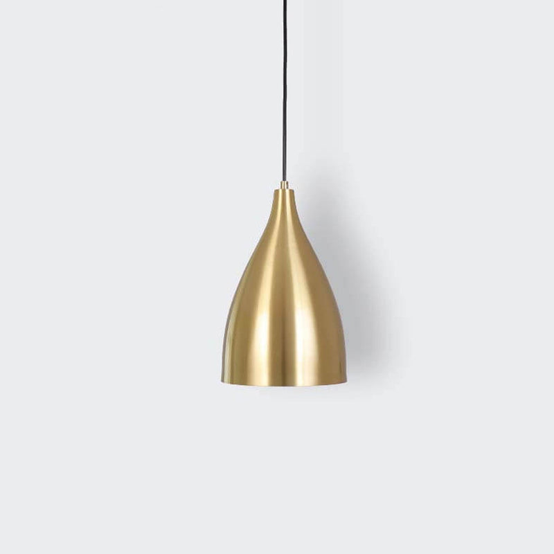 Industrial Iron Nordic Simple Gold 1-Light Pendant Light