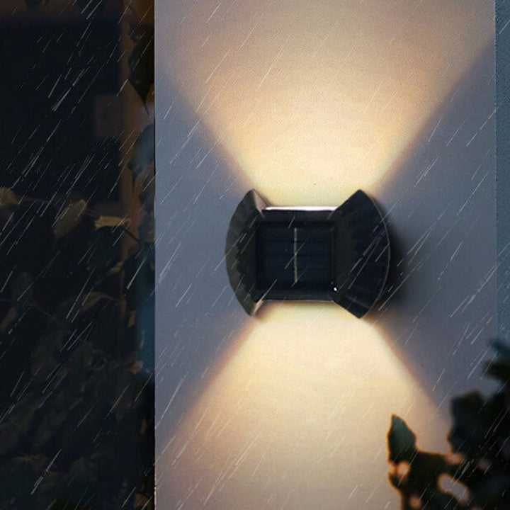Solar wasserdichtes Gehäusedesign LED Außenwandleuchte 