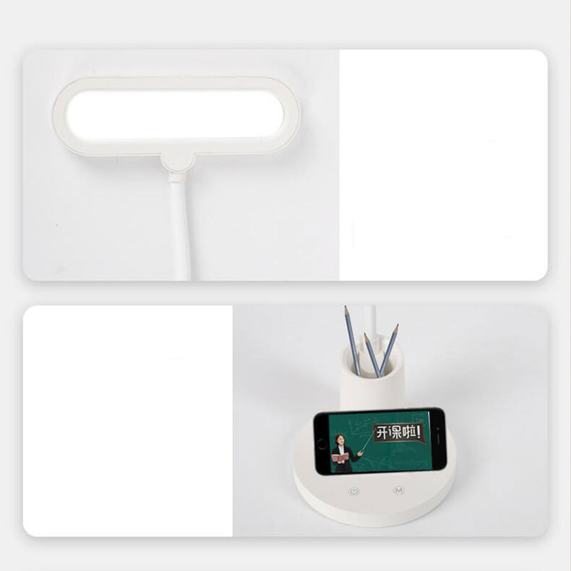 Lampe de Table à Intensité Variable Tactile avec Protection des Yeux Lumière Bleue Minimaliste Moderne 