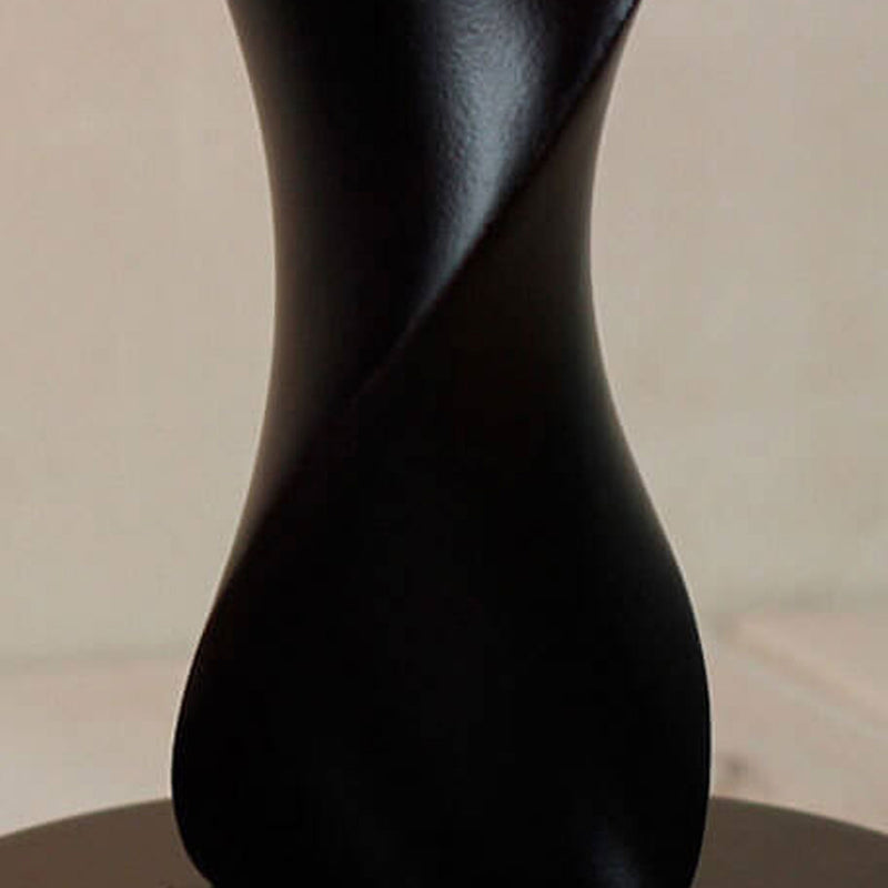 Modern Minimalist Solid Wood Fabric 1-Light Table Lamp