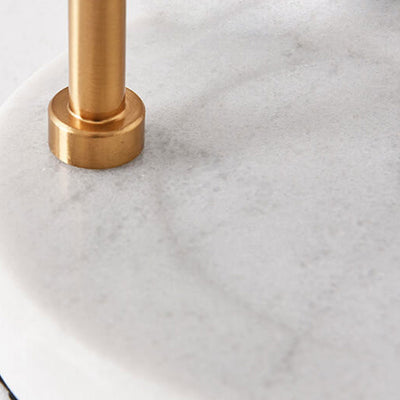 Lampe de table à cire fondante d'aromathérapie métallique cylindrique simple nordique 