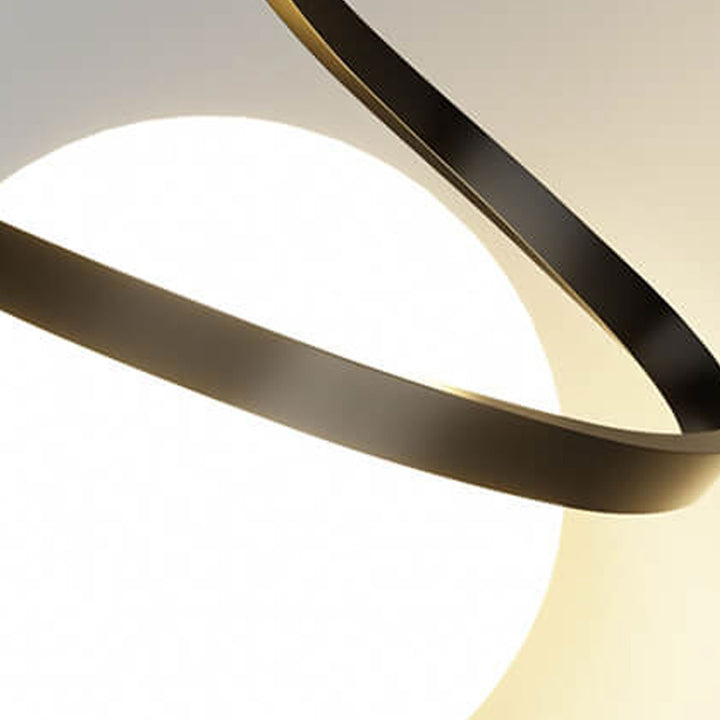 Luz colgante LED de hierro forjado minimalista moderno 