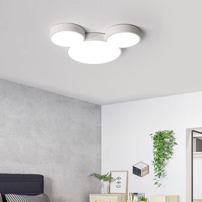 Mouse Cartoon Slim LED Flush Mount Ceiling Light