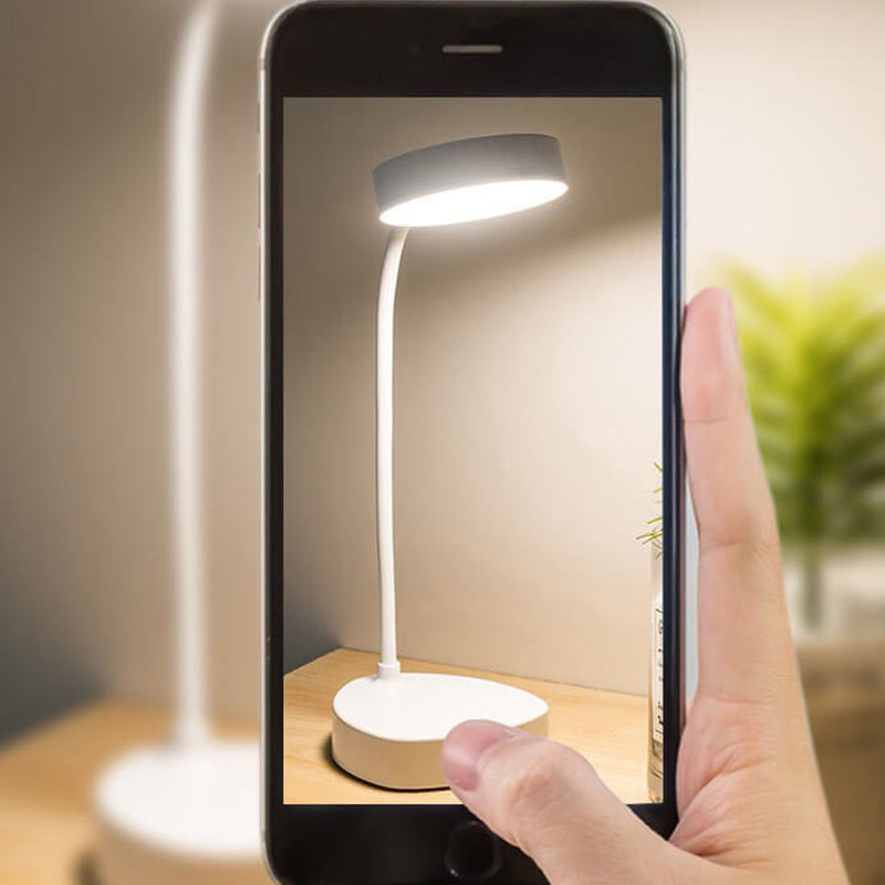 Lampe de table LED pliable à 1 lumière avec chargement USB créatif 