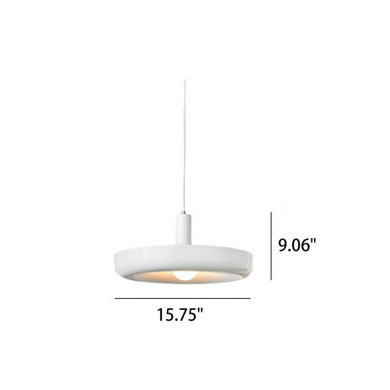 Nordic Minimalist UFO Metal Disc 1-Light Pendant Light