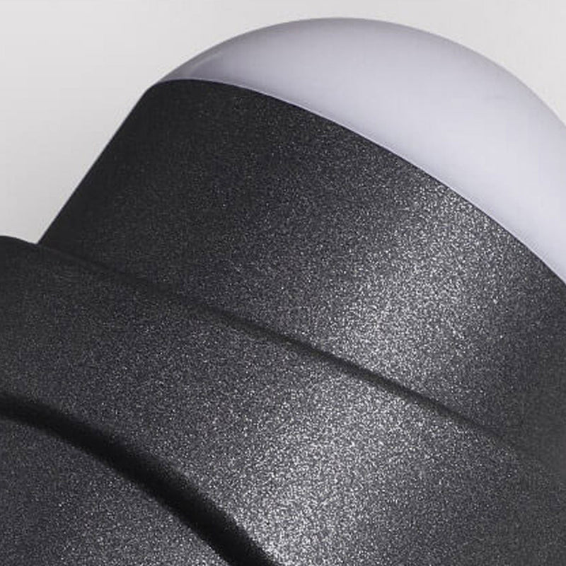 مصباح حديث إبداعي على شكل أسطوانة LED خارجي مقاوم للماء لجدار الفناء 