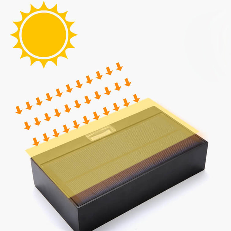 Lámpara de Aplique de Pared LED de Control Remoto Solar de Vidrio de Aleación de Aluminio para Exteriores 