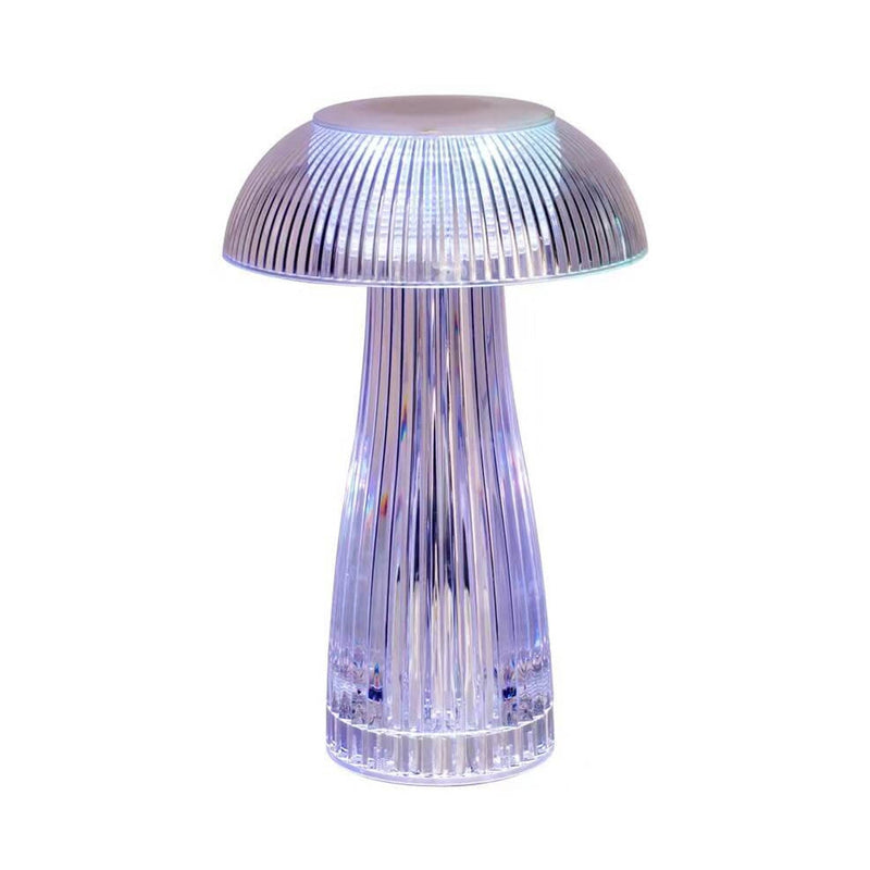 Lampe de table décorative LED à charge tactile éblouissante PMMA Creative Mushroom 