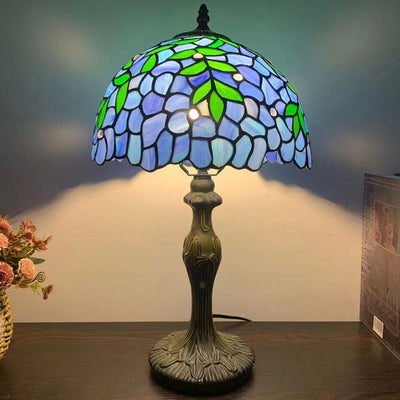 Tiffany-Legierung Buntglas 1-flammige Tischlampe 