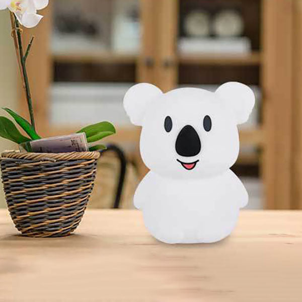 Lampe de table créative Koala Silicone USB Pat LED veilleuse 