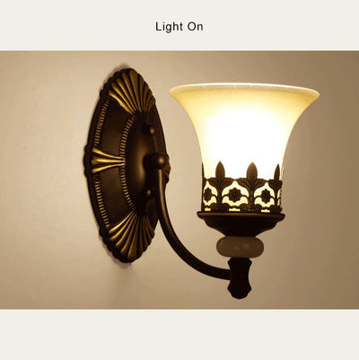 Retro Style 2-Light Cup Shade Wall Sconce