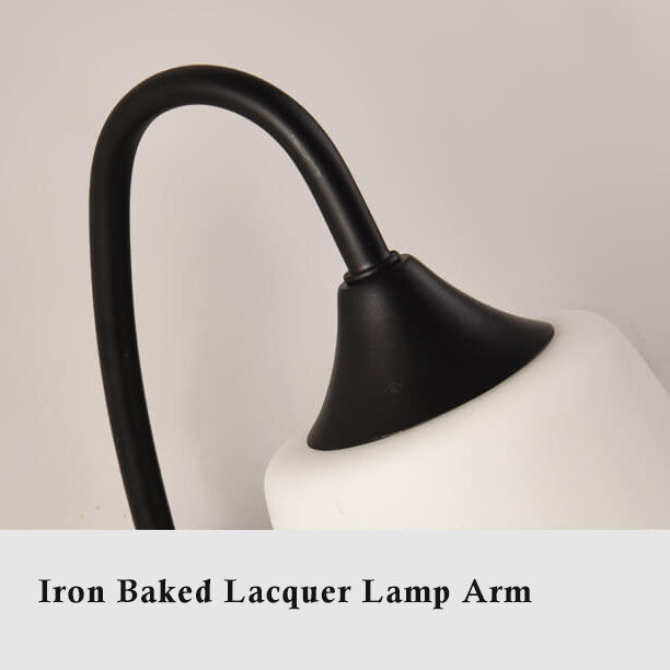 Modern 1-Light Slant Bell Shaped Armed Sconce Lamp