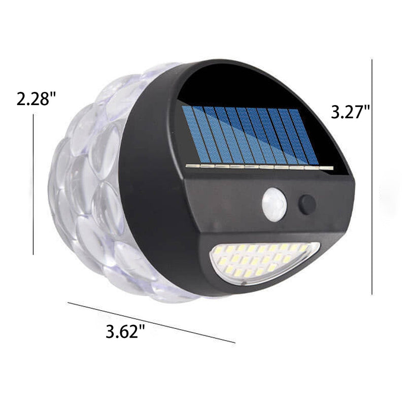 Solarflamme springende Projektions-Ananas-im Freien wasserdichte 28 LED-Garten-Wand-Leuchter-Lampe 