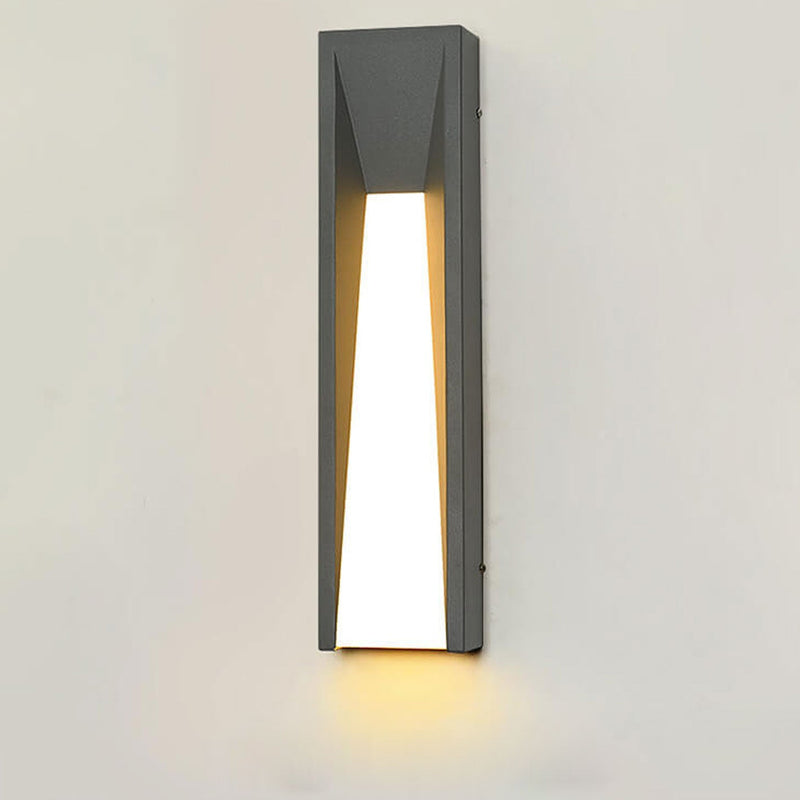 Waterproof Simple Strip Design LED Outdoor Wall Sconce Lamp