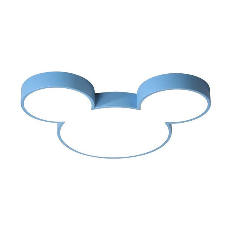 Mouse Cartoon Slim LED Flush Mount Ceiling Light