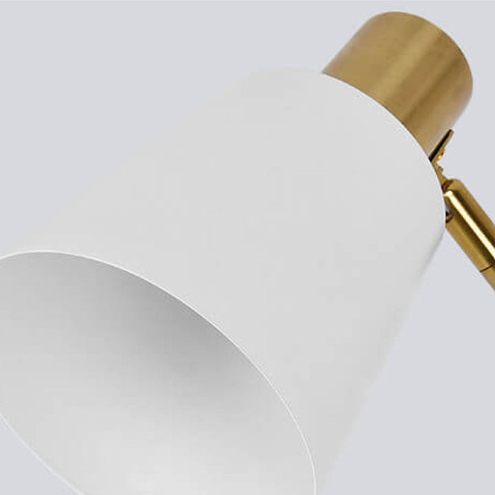Nordischer minimalistischer Eisenkegel-Schirm 1-Licht Stehlampe 