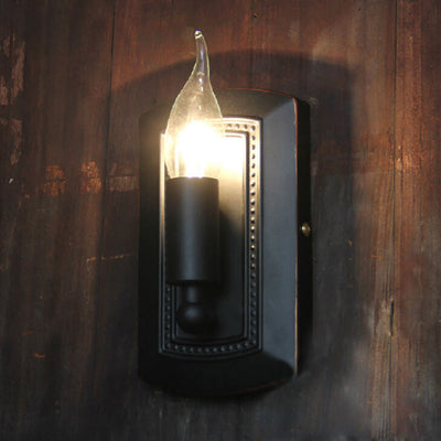 Retro Industrial Iron Creative Square Box Design 1-Light Wall Sconce Lamp