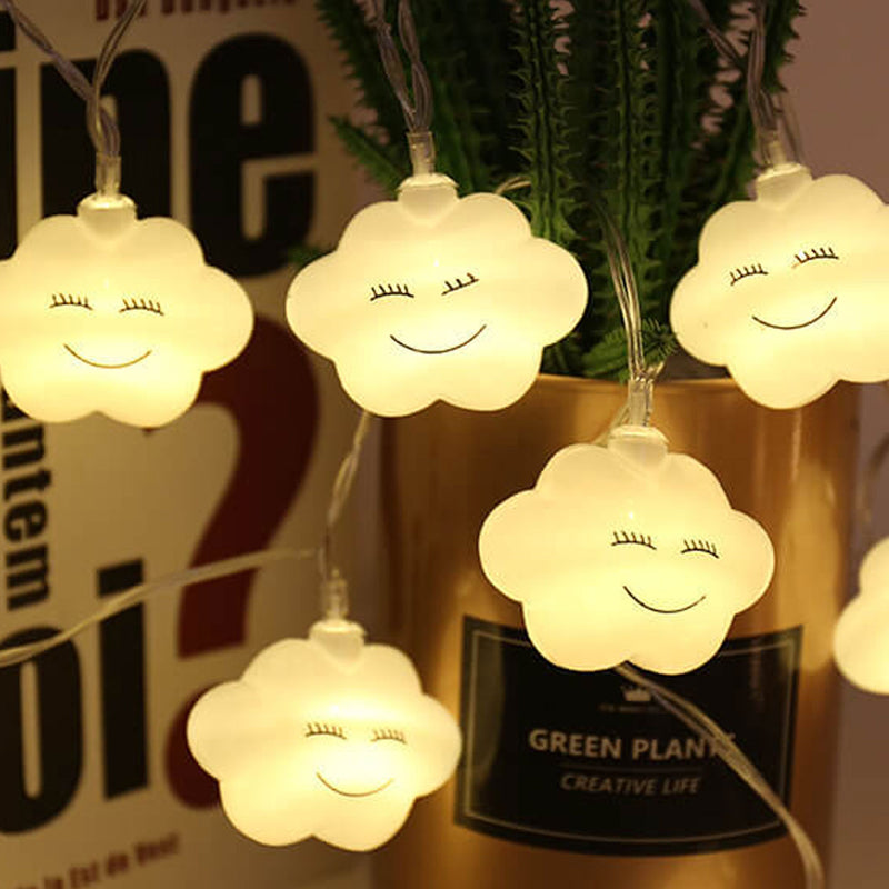 Guirlande lumineuse LED à piles 10/20 lumières pour décoration festive intérieure 