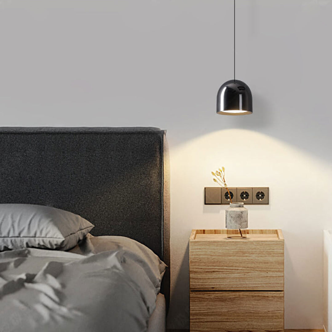 Lustre à LED suspendu simple en fil nordique 