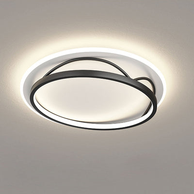 Moderne minimalistische geometrische quadratische LED-Deckenleuchte aus Eisen-Acryl