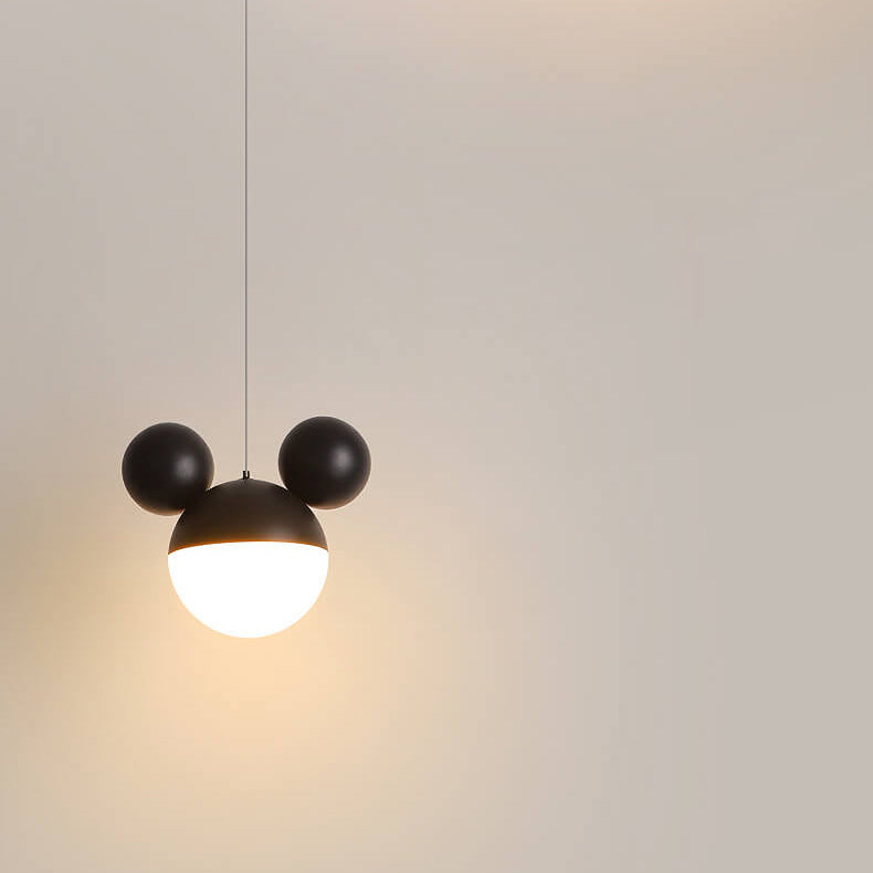 Kindliches minimalistisches Mausdesign LED Macaron Farbe Pendelleuchte 